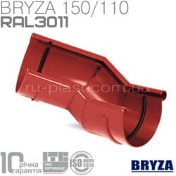 Угол внешний разно-плоскостной красный BRYZA 150мм