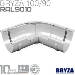 Угол внешний регулируемый 120°-145° белый BRYZA 100мм