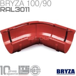 Угол внешний регулируемый 120°-145° красный BRYZA 100мм